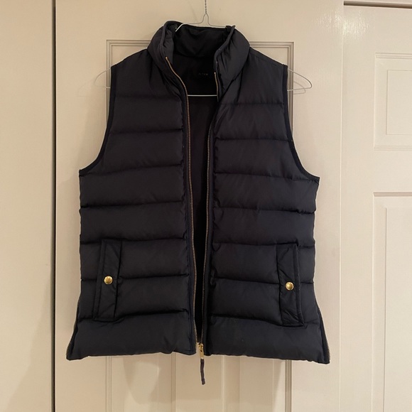 J. Crew down/feather quilted vest - Picture 1 of 6